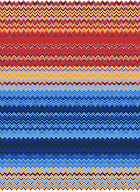 Chevron Temperature Blanket